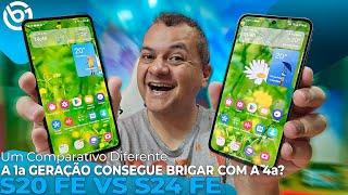 Galaxy S20 FE VS Galaxy S24 FE | Comparando a 1ª com a 4ª  Geração! S20 FE ainda faz bonito?