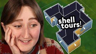 touring YOUR builds for my sims shell challenge! (Streamed 2/27/25)