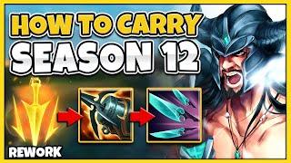 How To Win EVERY GAME as Tryndamere in Season 12!! Best Build, Runes, Strategy - League of Legends