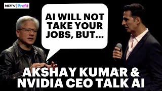 What Nvidia CEO Jensen Huang Said To Akshay Kumar On Losing Jobs To AI