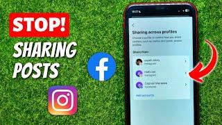 How To Stop Sharing Posts From Facebook To Instagram