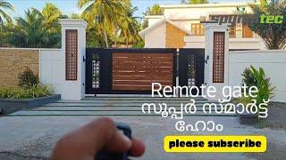 Remote gate sliding and rolling installation @Malappuram Tirur@like4581 Please subscrib