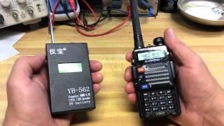 how to use baofeng  Frequency Counter