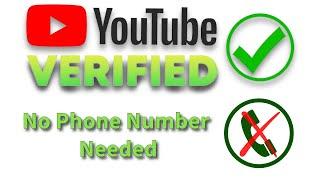 How to verify YouTube account without Your phone number 2024/2025