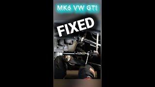 Clunking noise in front suspension! MK6 VW GTI Fix #shorts