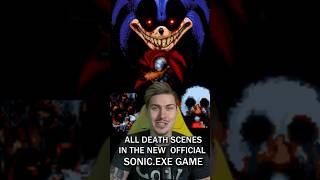 NEW OFFICIAL SONIC.EXE GAME - ALL DEATH SCENES  #shorts #sonicexe #exe #sonic #tails #knuckles