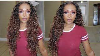 Sensational Human Hair Blend Butta Lace Front Wig - BOHEMIAN 28 ft. Sams beauty.com