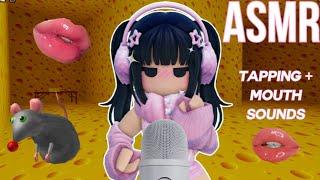 Roblox ASMR ~ cheese escape! tingly mouth sounds & tapping for sleep  (tongue clicking)