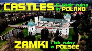 Castles & their ruins in Poland 4K Zamki i ich ruiny w Polsce 4K #zamki #krasiczyn #kamieniec #ujazd