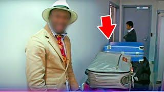 Border Patrol Interrogate A Man With Suspicious Amount Of Luggage!