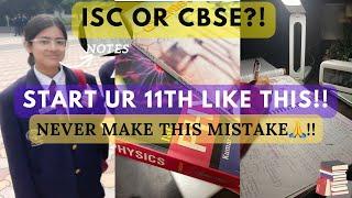 HOW TO START 11TH EFFECTIVELY |Mistakes+experience+coaching #isc #study #neet#jee