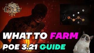 POE 3.21 What to FARM in Crucible! League start!