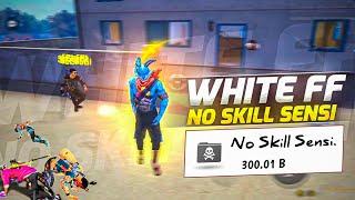 White ff No Skill Sensi  Free Fire Max