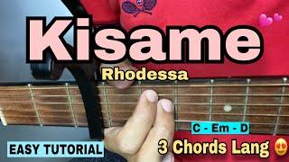 Kisame Guitar Tutorial - Rhodessa (3 EASY CHORDS)