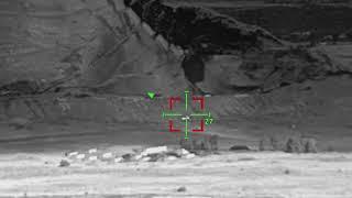 High-res imagery produced by AMPS-NG of Hermes 900 aerial target tracking from dozens of kilometers