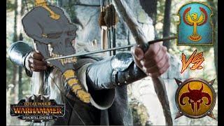 A WILD BONE GIANT APPEARS! Tomb Kings vs Beastmen - Total War Warhammer 3