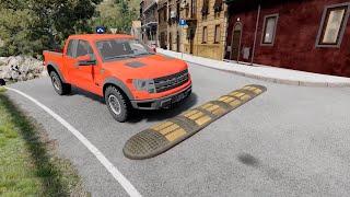 Cars vs Massive Speed Bumps #19 - BeamNG.drive | BeamNG-Cars TV live 3