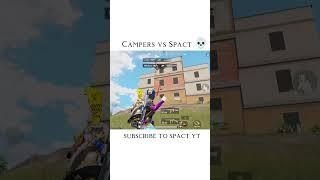 PRO CAMPER VS SPACT  ! #bgmi #shorts #1v4clutch #spactyt