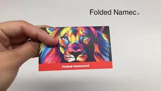 Folded Namecard