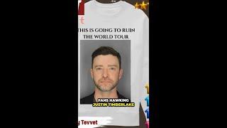 Justin Timberlake mugshot merch is here. #Shorts #JustinTimberlake #CelebrityMerch #PopStar #Drama