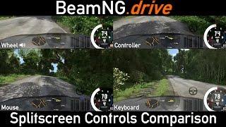 BeamNG Controls Comparison! (Mouse, Wheel, Controller, Keyboard)