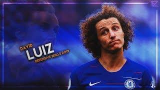 David Luiz 2019 ▬ Chelsea Wall ● Crazy Tackles, Passes & Goals - HD