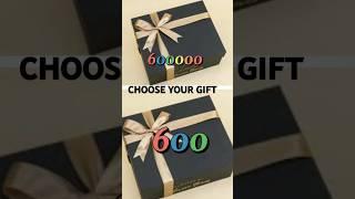 CHOOSE your gift |low price vs high price #gift box challenge