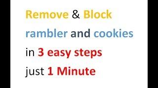 How to Remove Rambler from google chrome || Block Permanently