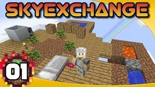 SkyExchange - Ep. 1: A Different Kind of Skyblock! | Minecraft 1.10.2 Skyblock Modpack