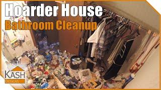 HOARDER Bathroom Extreme Speed Clean!  - Time-Lapse DIY