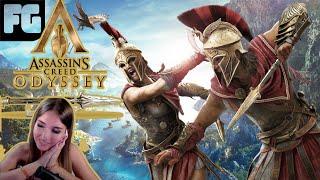 Одиссея за Алексиос Прохождение НА РУССКОМAssassin’s Creed Odyssey Девушка стримит Прохождение 1