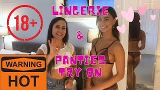 SCHOOLGIRLS SEXY LINGERIE TRY ON HAUL  Best Frend´s rating and reviews Sexy Lingerie Underwear