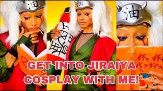 WE COSPLAYED JIRAIYA!! GRWM & COSPLAY BUILD W/ ME