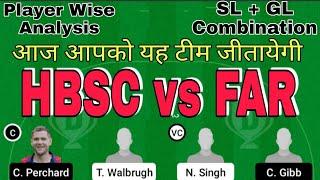 hbsc vs far dream11 team.hbsc vs far european cricket league t10 dream11.ecl t10 dream11 team today