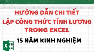 Cách Lập Công Thức Tính Lương Trong Excel