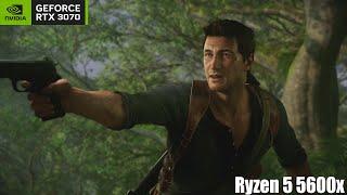 Uncharted 4: A Thief's End - FPS Test | RTX 3070 & Ryzen 5 5600x | 16gb