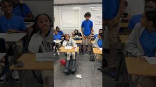 Big boy steals boots from girl in class #shorts