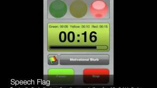 Speech Timer for the iPhone and iPod touch - video demo