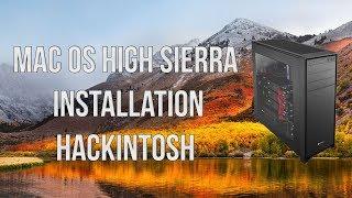 macOS High Sierra Complete Installation on PC