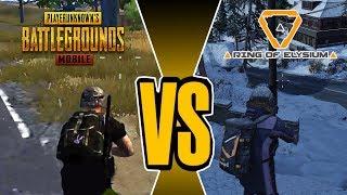 PUBG Mobile VS Ring Of Elysium - Gameplay Comparison - GamZee