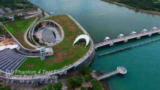 My DJI Phantom 4 Test Flight in Marina Bay Singapore