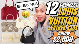 12 CHEAPEST LOUIS VUITTON LEATHER Bags under $2,000. Alma BB + Metis + Speedy + Felicie + Lexington