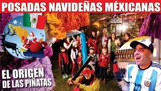 ARGENTINO REACCIONA A UNA POSADA NAVIDEÑA MEXICANA - EL ORIGEN DE LAS PIÑATAS!!