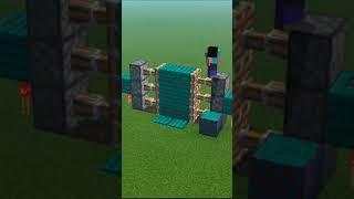 How to make an Automatic 3x2 Piston Door (Java/Bedrock Edition)