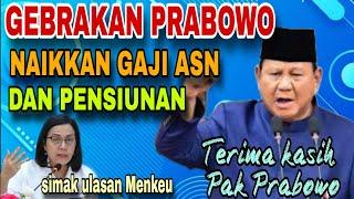 GEBRAKAN PRABOWO NAIKKAN GAJI ASN DAN PENSIUNAN