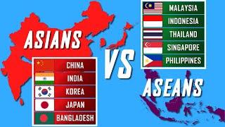 АSEANS vs ASIANS: Countries Comparison