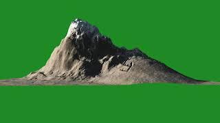 Big mountain Green screen HD 1280x720