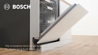 BOSCH VarioHinge Fully Integrated Dishwasher