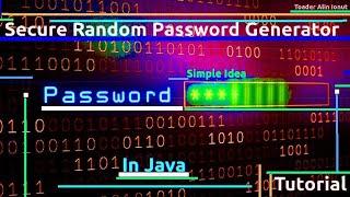  Secure Random Password Generator in Java ️ - Tutorial 