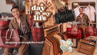 A DAY IN MY LIFE : Shopping at StraightForward SM Pampanga + Bag Haul! 